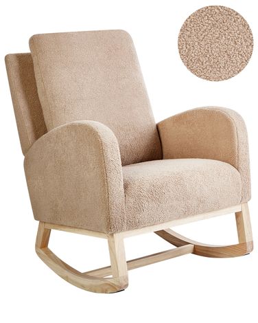 Rocking Chair ALSTA Boucle Beige