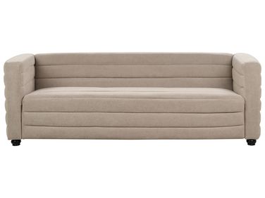 Sofa 3-Sitzer HOFN Stoff Taupe