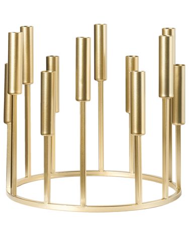 Kerzenständer TRAFARIA Metall 26 cm Gold