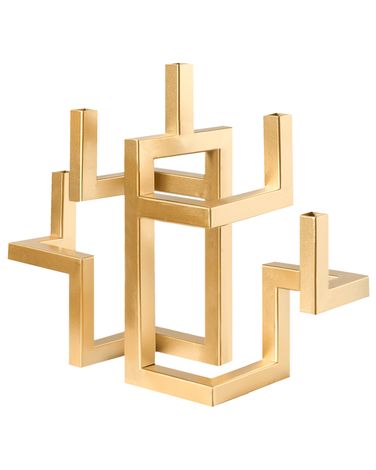 Candle Holder RAPOSO Metal 30 cm Gold