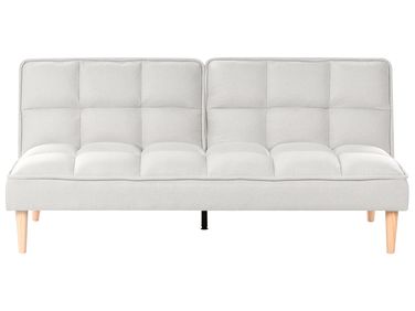 Schlafsofa 3-Sitzer SILJAN Stoff Cremeweiß