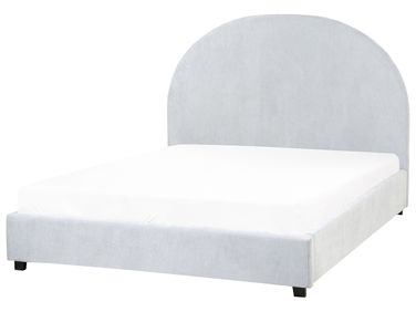 Bed Chenille VAUCLUSE 140 x 200 cm (EU Double) Light Blue