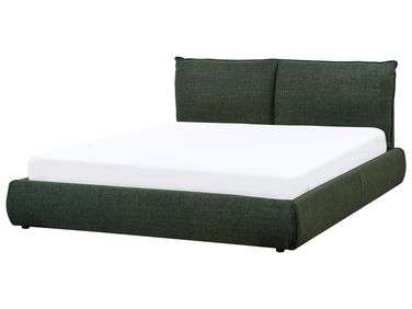 Waterbed Fabric VINAY 160 x 200 cm (EU King Size) Dark Green