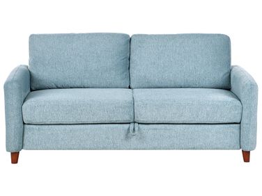 Sofa 3-Sitzer MARE Stoff Blau mit Stauraum