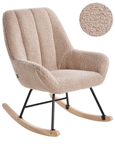 Rocking Chair KINNO Boucle Beige