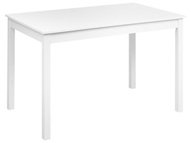 Esstisch BARLEE Weiß 120 cm 75 cm Pappelholz