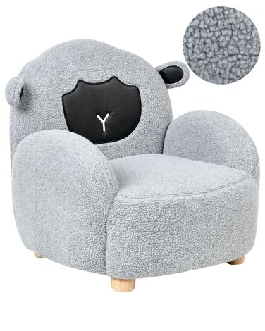 Kindersessel Schaf ULA Bouclé Grau