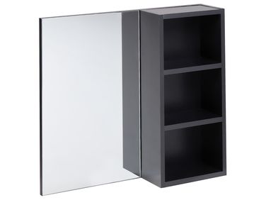 Bad-Spiegelschrank JOINVILLE 60 cm Schwarz