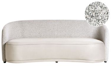 Sofa 3-Sitzer ROSET Stoff Hellbeige
