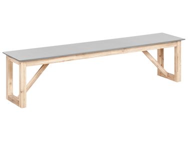 Garden Bench NOTTERI 180 cm Concrete Grey
