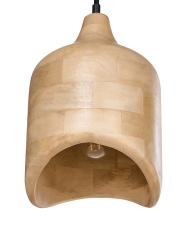 Pendant Lamp PANDU Mango Wood Light Brown