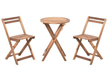 Bistro Set klappbar SACILE Akazienholz Braun