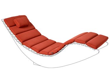 Liegenauflage BRESCIA PREMIUM 180 x 60 cm Rot