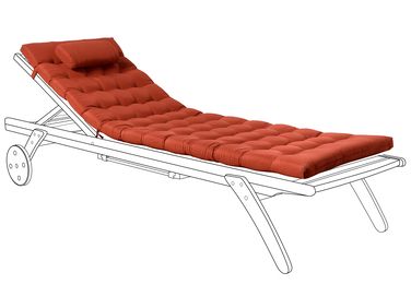 Liegenauflage CESANA PREMIUM 192 x 56 cm Rot