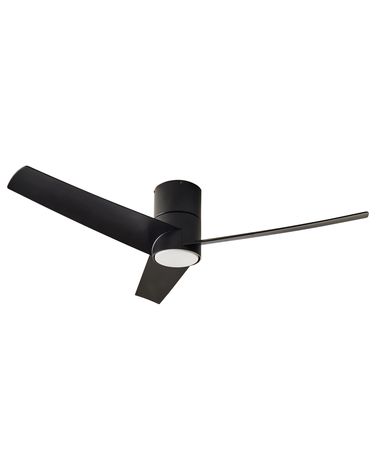 Ceiling Fan with Light CANETE with Remote LED Black