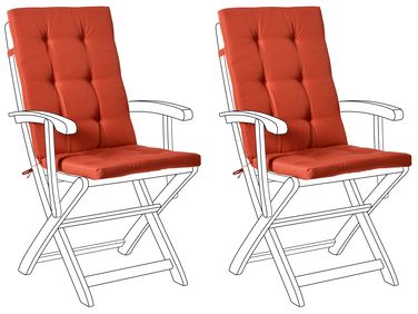 Sitzauflagen 2er Set MAUI PREMIUM Rot
