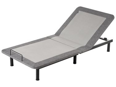 Lattenrost elektrisch verstellbar BRUNOY 90 x 200 cm Grau