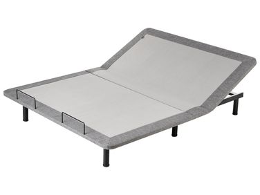 Lattenrost elektrisch verstellbar BRUNOY 160 x 200 cm Grau