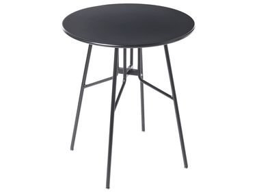 Outdoor Bistrotisch TALTAL 64 cm 64 cm Metall Schwarz