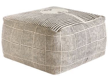 Pouffe LUTZ Cotton Grey