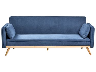 Schlafsofa ASAA Stoff Blau