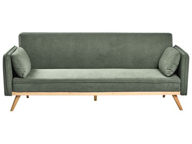 Schlafsofa ASAA Stoff Hellgrün
