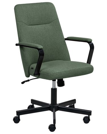 Bürostuhl CAROGA Stoff Dunkelgrün