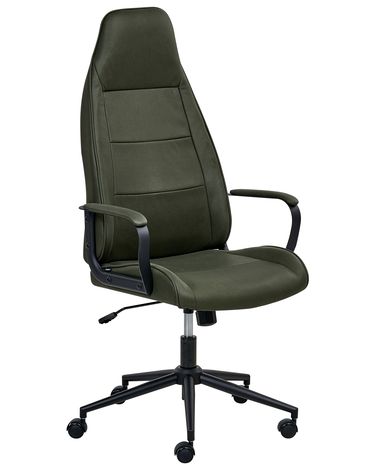 Bürostuhl REBEL Stoff Dunkelgrün