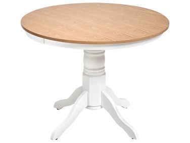 Esstisch AKRON Helle Esche 100 cm 100 cm Holz