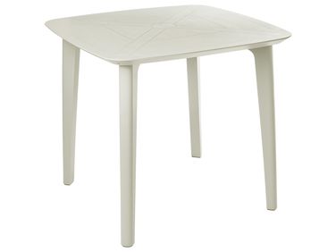 Gartentisch SORICO 86 cm 86 cm Hellbeige